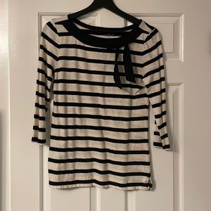Loft XS stripe cotton shirt